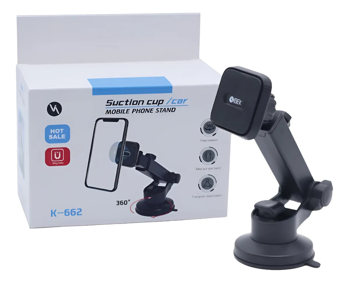 SOPORTE DE CELULAR PARA VEHICULO MAGNETICO RT-662