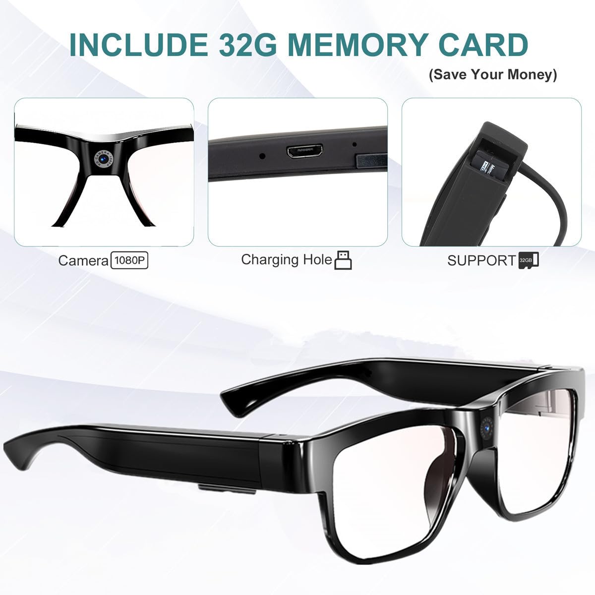 LENTES/GAFAS INTELIGENTES CON VIDEO