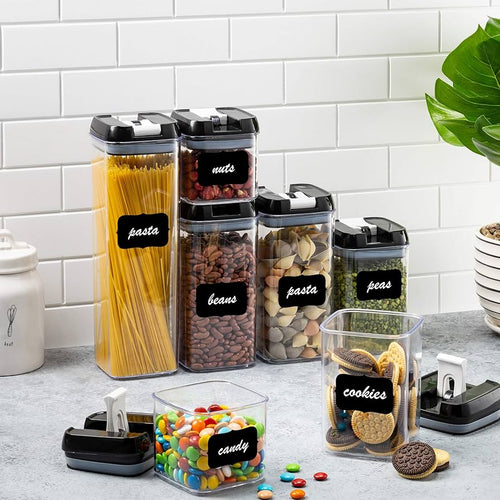 SET ENVASE HERMETICO 7 PZ PARA ALIMENTOS