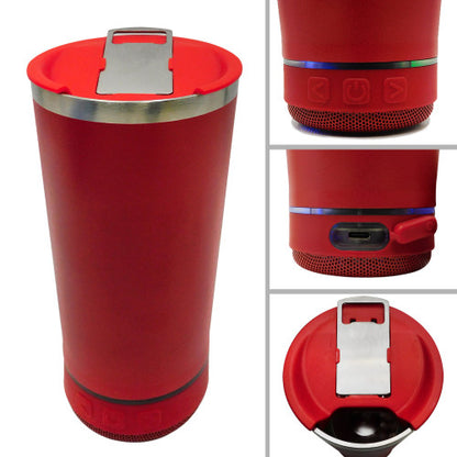 Vaso 2 en 1 con Bocina Bluetooth