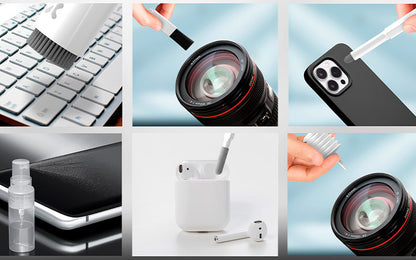 kit de limpieza multifuncional para dispositivos electrónicos