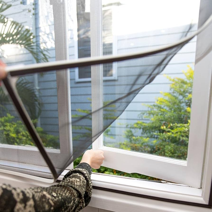 Mosquitera Magnética de ventana ajustable
