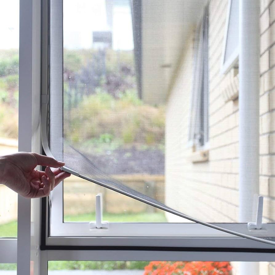 Mosquitera Magnética de ventana ajustable