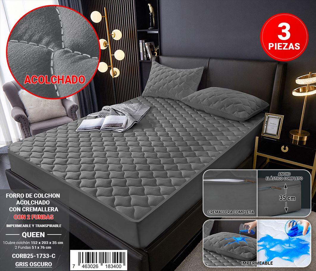 PROTECTOR DE COLCHONES QUEEN 60X74 / A PRUEBA DE AGUA