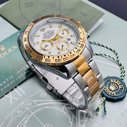 ROLEX DAYTONA SEMIAUTOMATICO BICOLOR-BLANCO