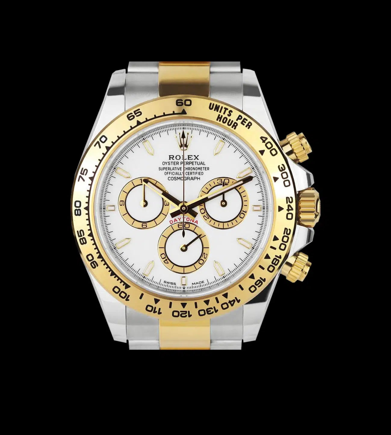 ROLEX DAYTONA SEMIAUTOMATICO BICOLOR-BLANCO