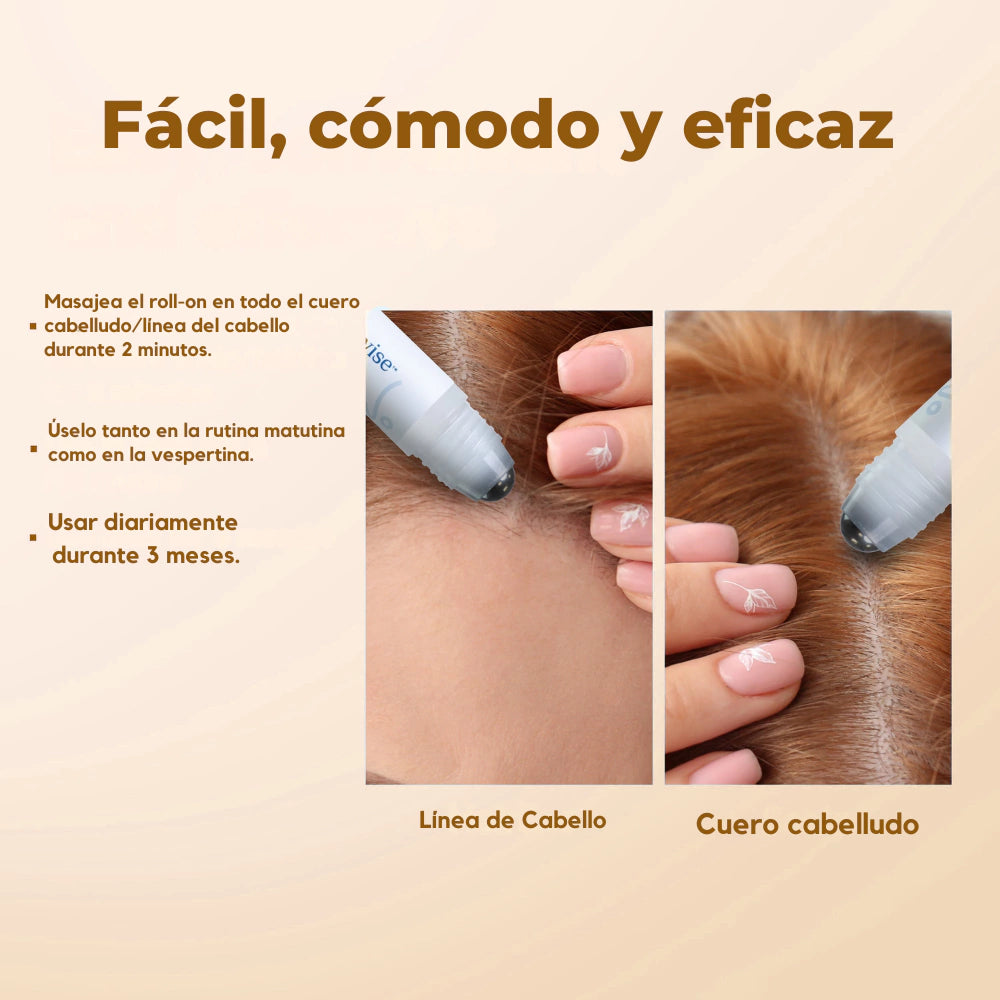 Serum Roll-On para el Crecimiento Capilar